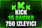 ⭐Kick 15 Dakika +750 Canlı Yayın İzleyici⭐