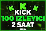 Kick 2 Saat 100 İzleyici