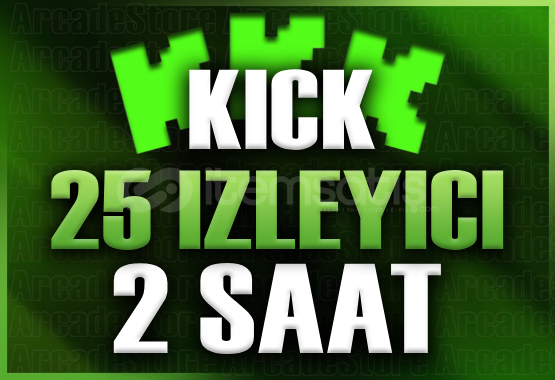 ✨Kick | 2 Saat 25 İzleyici | Garantili✨ ✨Kick | 2 Saat 25 İzleyici | Garantili✨