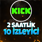 Kick 2 Saatlik 10 İzleyici (Garantili)