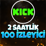 Kick 2 Saatlik 100 İzleyici (Garantili)