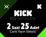 Kick 2 Saatlik 25 İzleyici (En İyisi!)