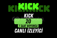 KICK 20 İZLEYİCİ - 1 Saat / HIZLI KICK 20 İZLEYİCİ - 1 Saat / HIZLI