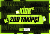 ⭐ KİCK 200 TAKİPÇİ