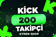 Kick 200 Takipçi (En Uygunu)