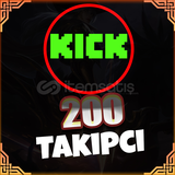 Kick 200 Takipçi (Hızlı Büyüme Garantili)