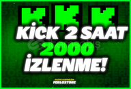 ⭐[Ana Sayfa Etkili] KİCK 2000 İZLİYİCİ 2 SAAT