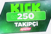 ⭐ Kick 250 Takipçi [GARANTİLİ] ⭐