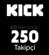 ⭐Kick 250 Takipci (Düşme Yok!)⭐