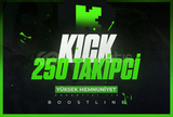 ⭐Kick 250 Takipci (Düşme Yok!)⭐