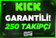 ⭐Kick 250 Takipçi + Garanti