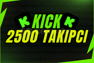⭐️KICK 2500 GERÇEK TAKİPÇİ [GARANTİLİ]⭐️
