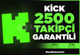 ⭐Kick 2500 Takipci +Garanti⭐