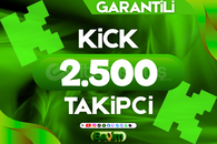 KİCK 2.500 TAKİPÇİ / GARANTİLİ
