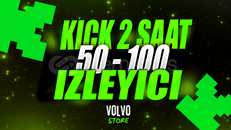 ✨Kick | 2 Saat 50 - 100 İzleyici ✨
