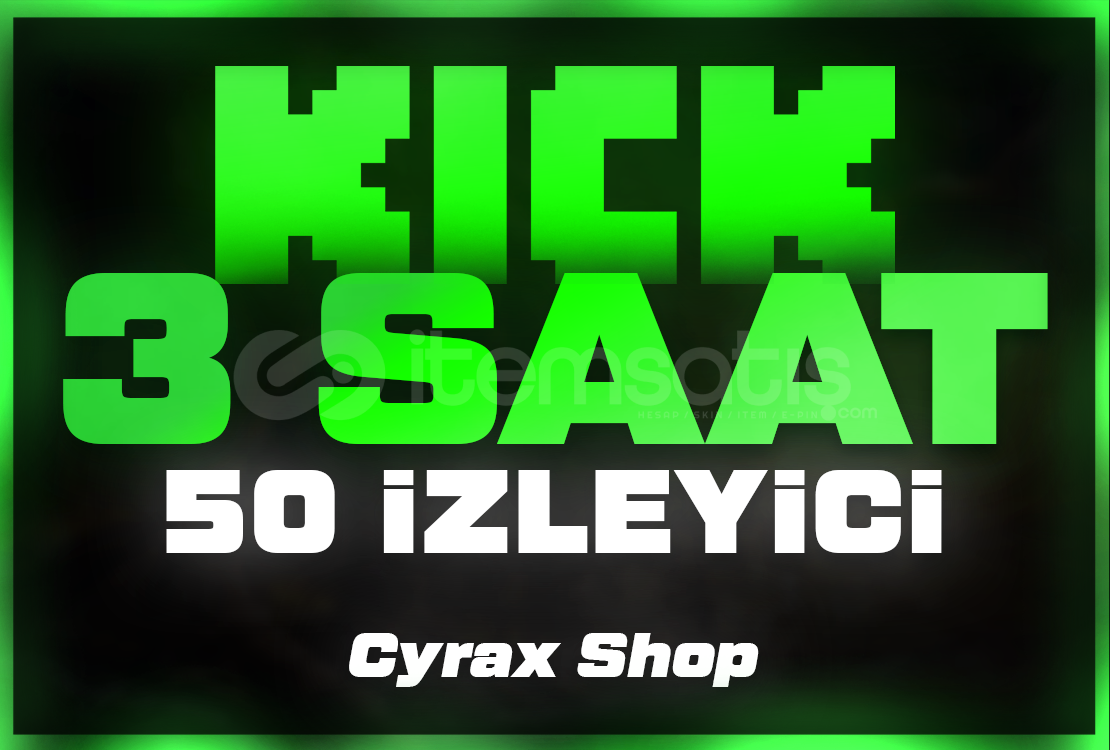 ⭐️KICK 3 SAAT 50 GERÇEK İZLEYİCİ⭐️ ⭐️KICK 3 SAAT 50 GERÇEK İZLEYİCİ⭐️