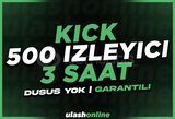 ⭐KICK 3 SAAT 500 CANLI YAYIN İZLEYİCİSİ 