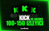 KİCK 30 DAKİKA 100-150 İZLEYİCİ |HIZLI