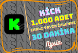 Kick - 30 Dakika 1.000 Canlı Yayın İzlenmesi ⭐