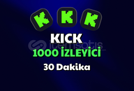 ⭐Kick 30 Dakika +1000 Canlı Yayın İzleyici⭐
