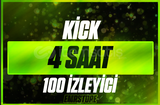 ⭐KİCK 4 SAAT 100 İZLEYİCİ