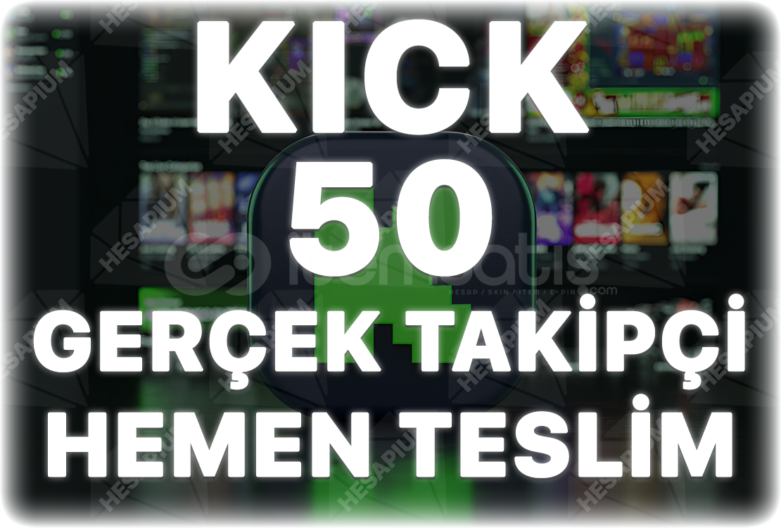 Kick 50 Gerçek Takipçi - Önerilen Kanal Etkili Kick 50 Gerçek Takipçi - Önerilen Kanal Etkili