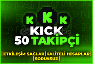 ⭐[GARANTİLİ] KİCK 50 GERÇEK TAKİPÇİ⭐