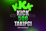 KİCK 500 ADET TAKİPÇİ | GARANTİLİ