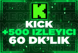 ⭐️KİCK 500 İZLEYİCİ [60DK] | KALİTELİ⭐️