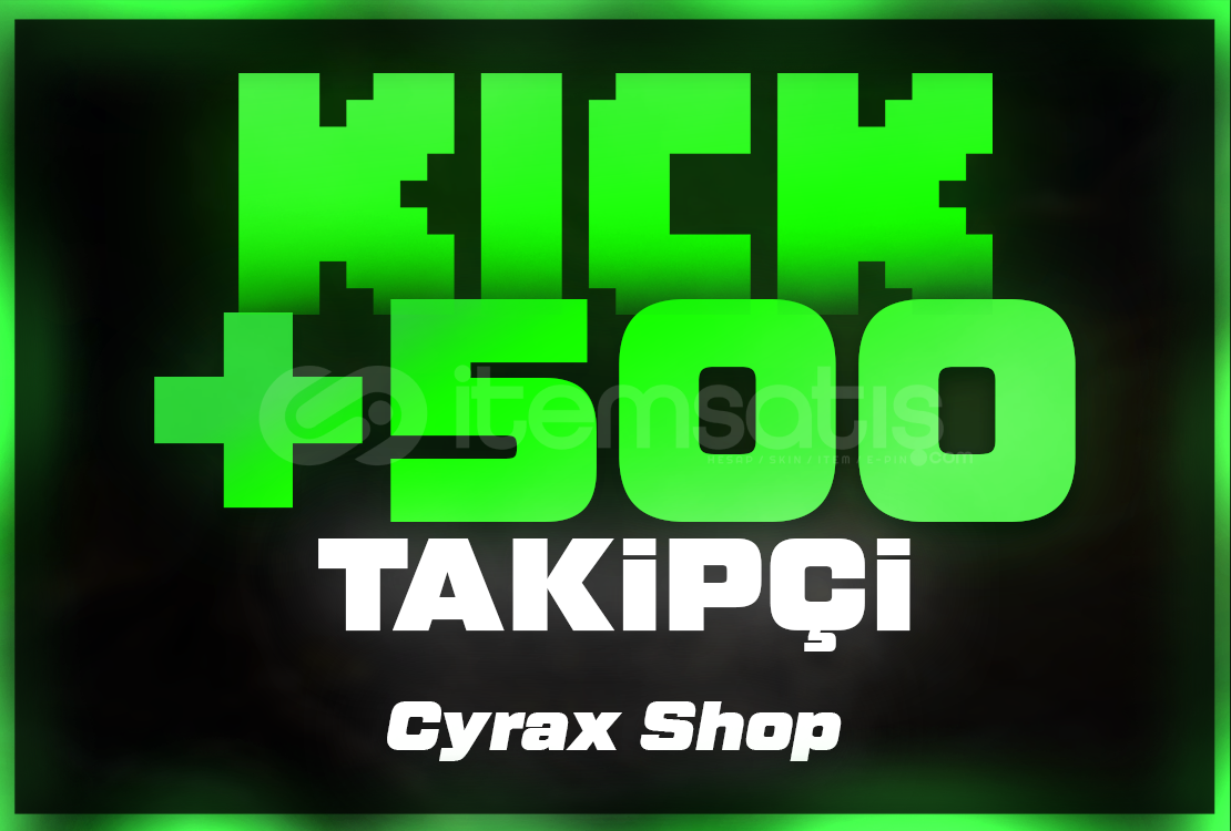 ⭐ Kick 500 Takipçi ⭐ ⭐ Kick 500 Takipçi ⭐