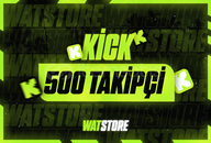 ⭐ KİCK 500 TAKİPÇİ