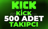 ⭐Kick 500 Takipci (Düşme Yok!)⭐