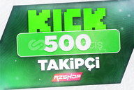 ⭐ Kick 500 Takipçi [GARANTİLİ]⭐