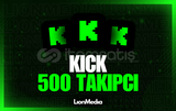 KİCK 500 TAKİPÇİ |KALİTELİ 