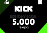 Kick 5000 Takipçi