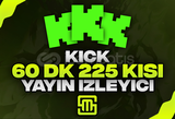 ✨Kick 60 Dk 225 Kişi Yayın İzleyici!
