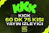 ✨Kick 60 Dk 75 Kişi Yayın İzleyici!