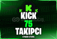 ⭐Kick 75 Takipçi