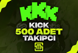 ✨Kick 500 Adet Takipçi!