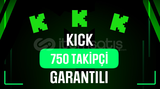 ⭐️Kick 750 Takipçi ♻️30Gün Garanti⭐️