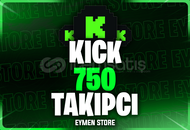 ⭐Kick 750 Takipçi