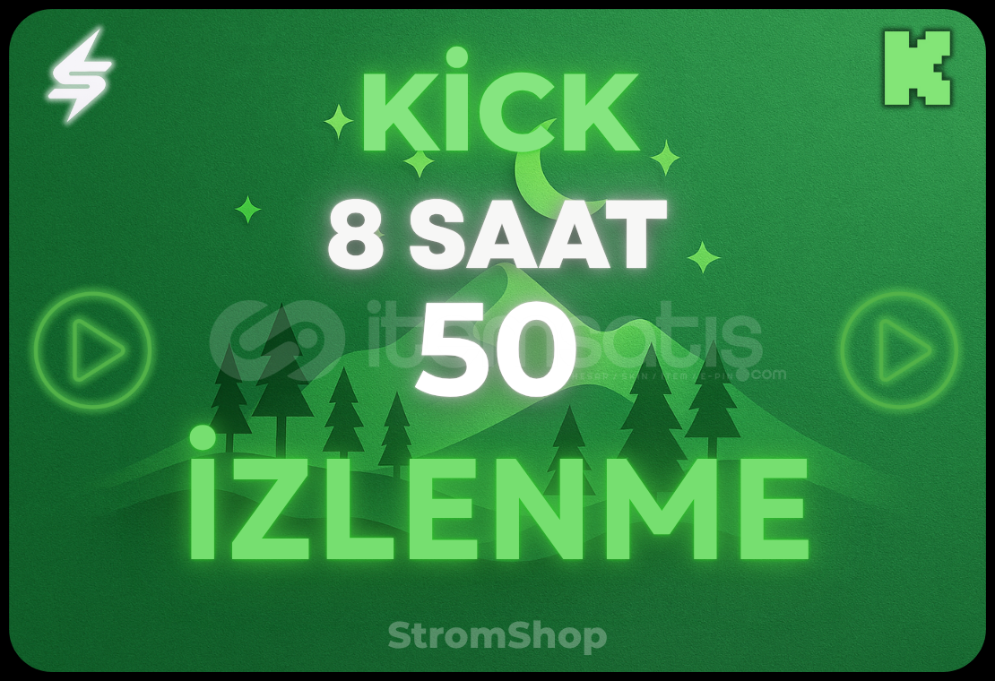 KİCK 8 SAAT 50 İZLEYİCİ | GARANTİ KİCK 8 SAAT 50 İZLEYİCİ | GARANTİ
