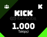 Kick Ana Sağlayıcıdan Premium 1000 Takipçi!