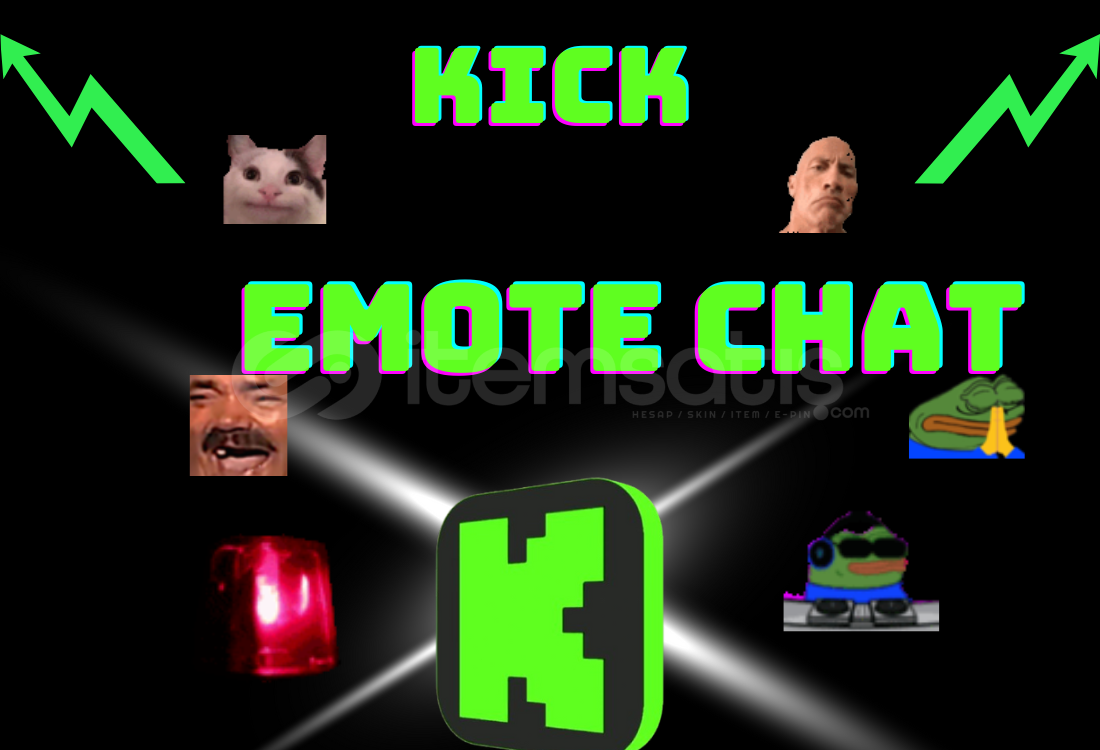300 Adet Kick Emoji Botu - Chat Botu Emote Chat 300 Adet Kick Emoji Botu - Chat Botu Emote Chat