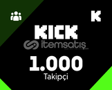 ⭐Kick [GARANTİLİ] 1000 Gerçek Takipçi⭐