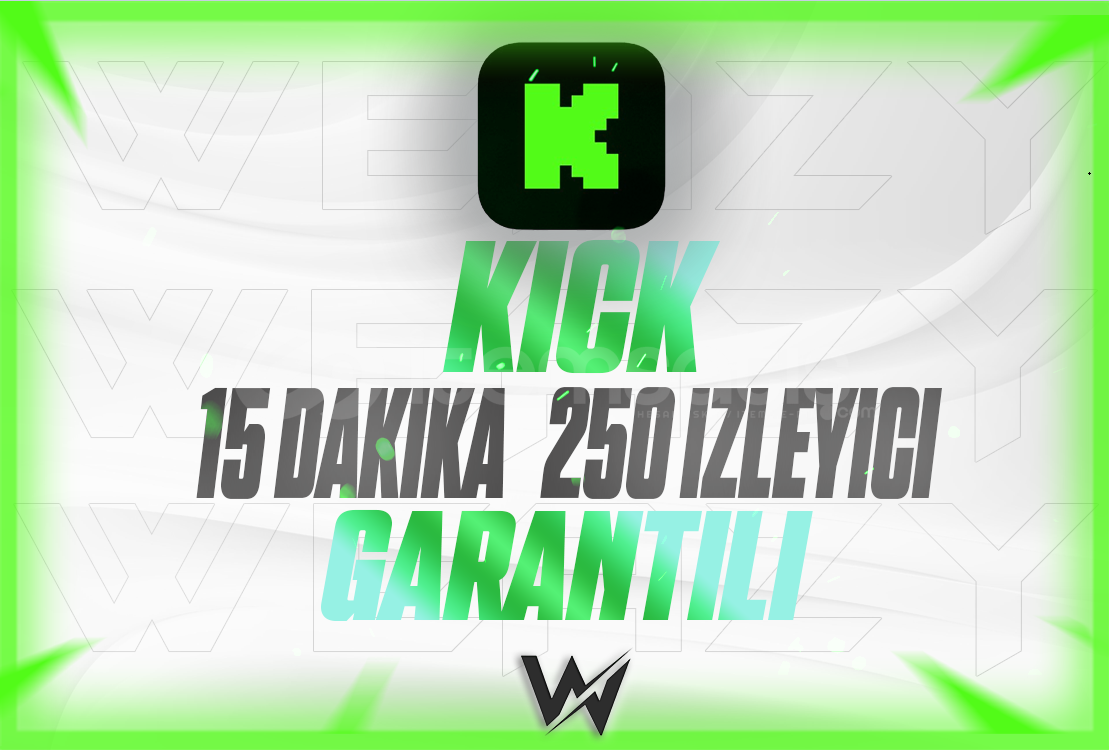 KICK GARANTILI 15 DAKIKA 250 IZLEYICI KICK GARANTILI 15 DAKIKA 250 IZLEYICI