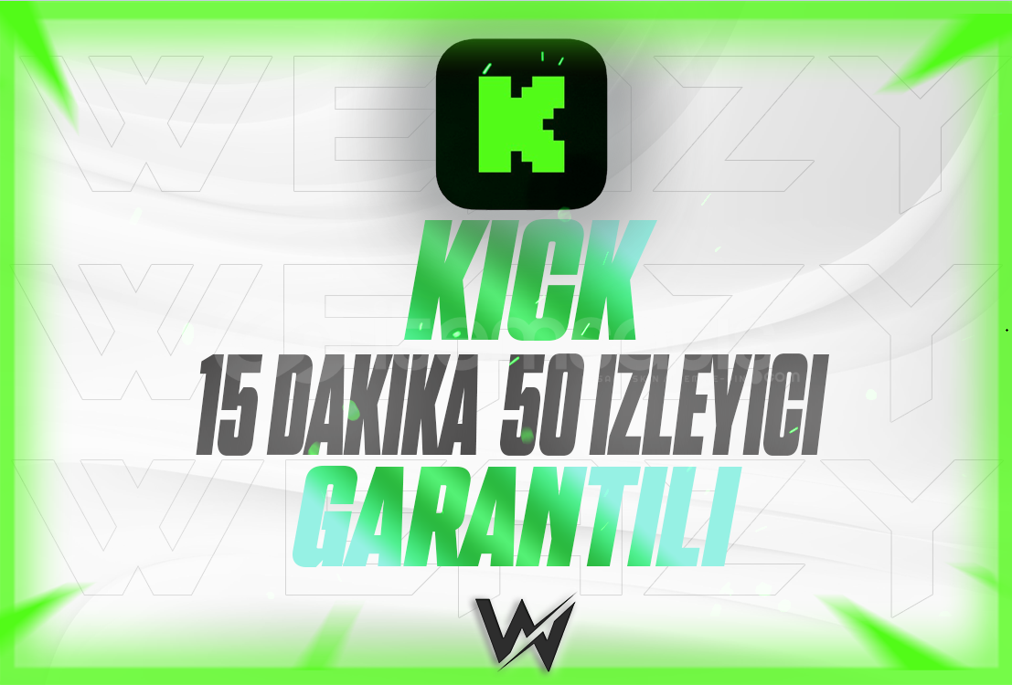 KICK GARANTILI 15 DAKIKA 50 IZLEYICI KICK GARANTILI 15 DAKIKA 50 IZLEYICI
