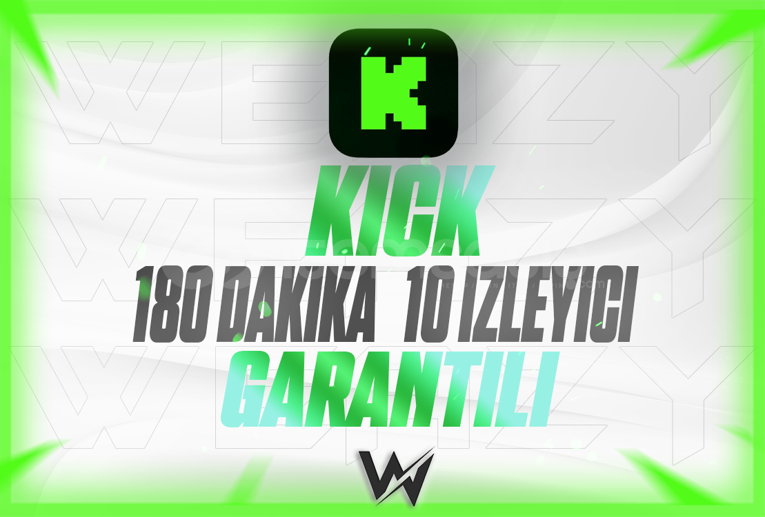 KICK GARANTILI 180 DAKIKA 10 IZLEYICI KICK GARANTILI 180 DAKIKA 10 IZLEYICI