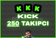 ⭐| KICK GARANTILI 250 TAKIPCI