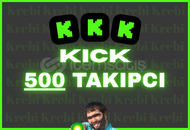 ⭐| KICK GARANTILI 500 TAKIPCI